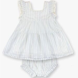 Hope & Henry Baby Toddler Girl Organic Cotton Dress 12-18mo